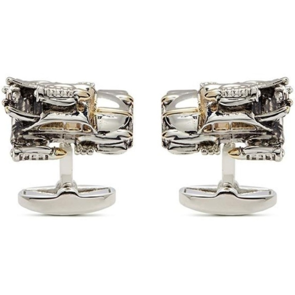 Paul Smith Silver / Golden Space Car Cufflinks Cuff Links